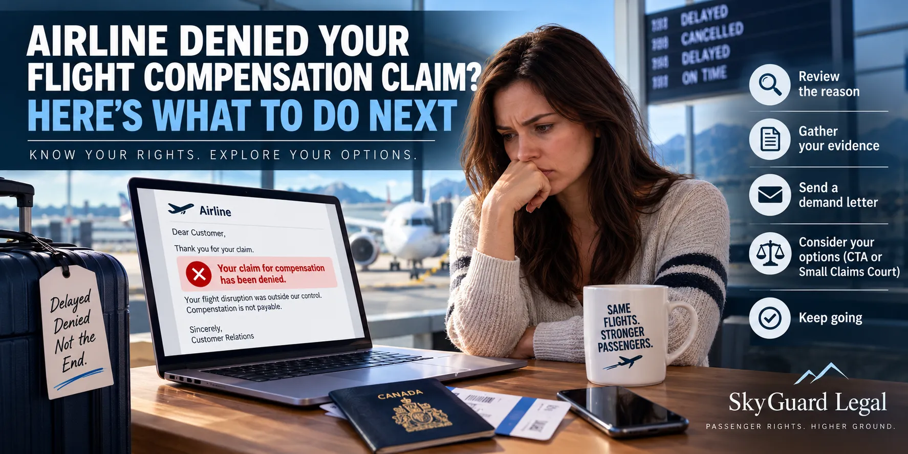 Airline Denied Your Flight Compensation Claim? Here’s What to Do Next