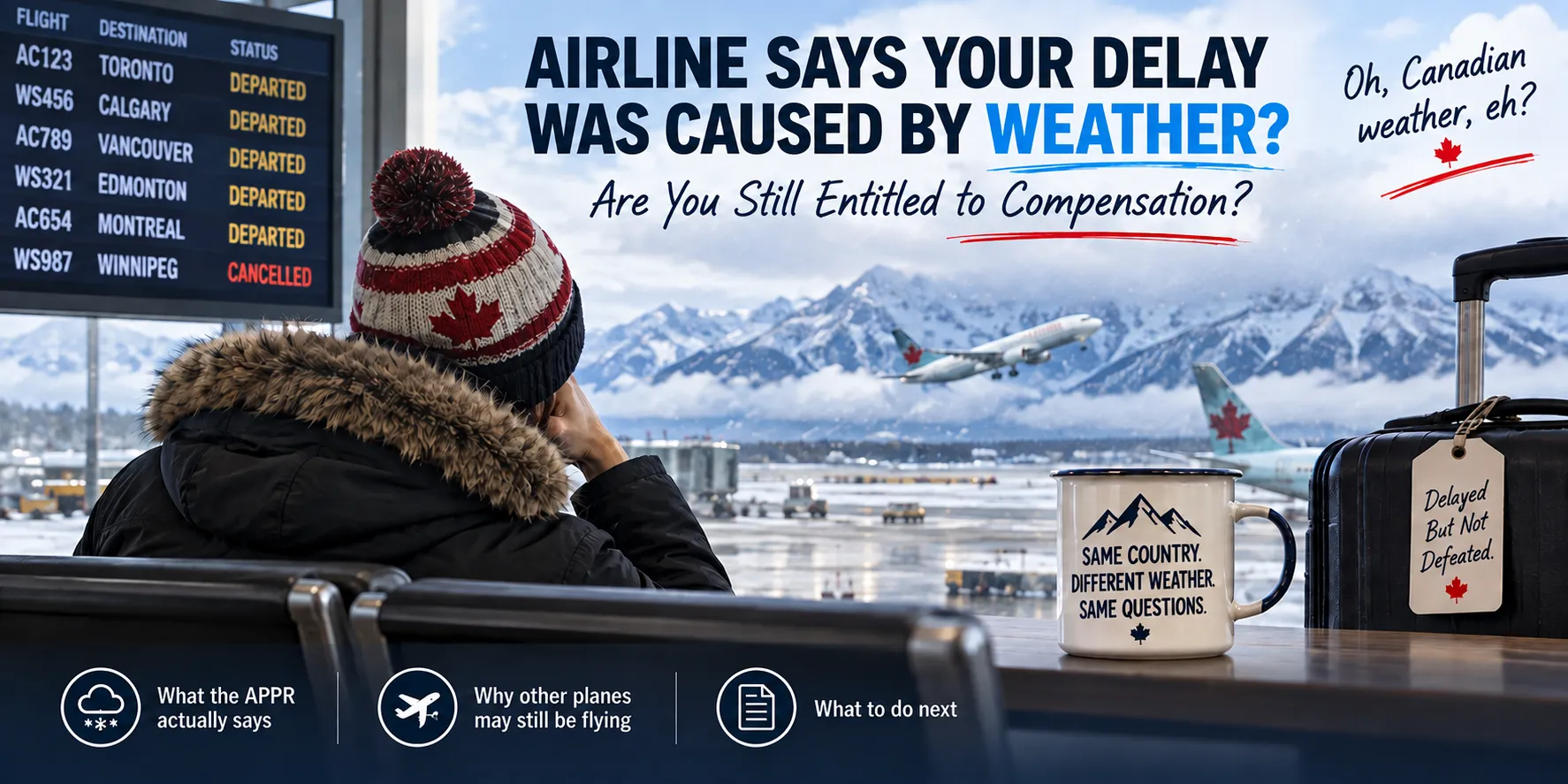 Airline Says Your Delay Was Caused by Weather: Are You Still Entitled to Compensation?