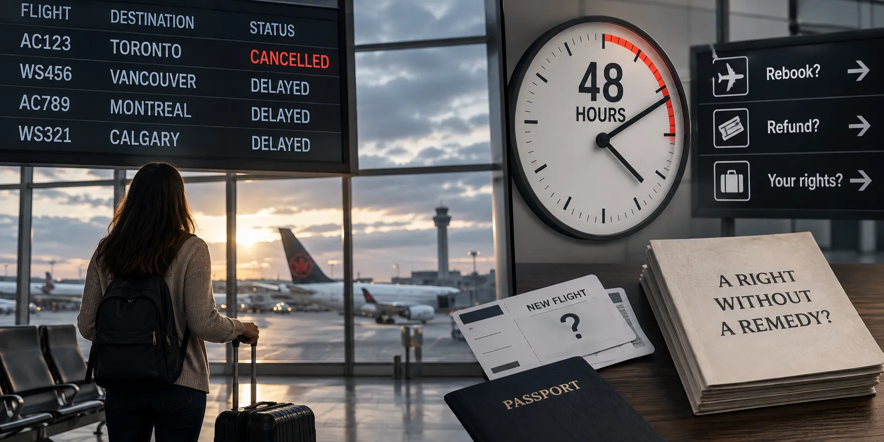 A Right Without a Remedy: What Happens When Airlines Miss the 48-Hour Rebooking Deadline.